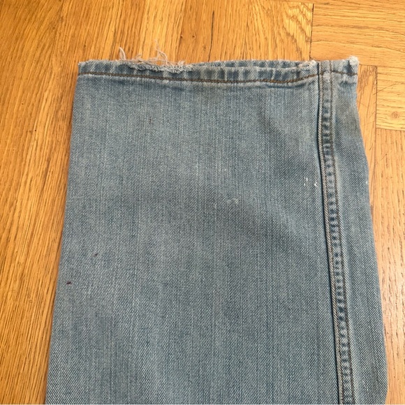 💚 Vintage Levi’s 569 Loose Straight Blue Distressed Jeans (W30 L30) (22) - Picture 9 of 12